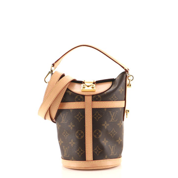 Louis Vuitton Duffle Handbag Monogram Canvas