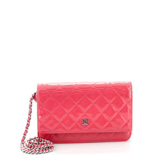 Chanel Wallet on Chain Quilted Patent