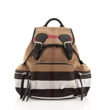 Burberry Rucksack Backpack House Check Canvas Medium