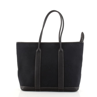 Hermes Garden Party Zip Tote Toile and Leather 36