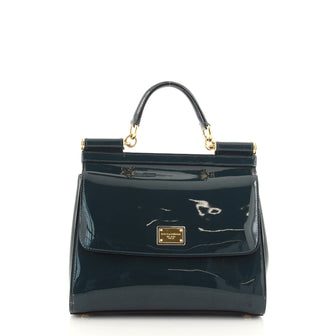 Dolce & Gabbana Miss Sicily Bag Patent Medium