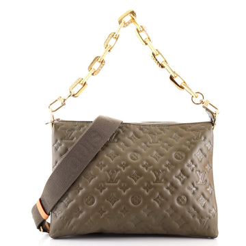 Louis Vuitton Coussin Bag Monogram Embossed Puffy Lambskin MM