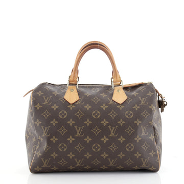 Louis Vuitton Speedy Handbag Monogram Canvas 30