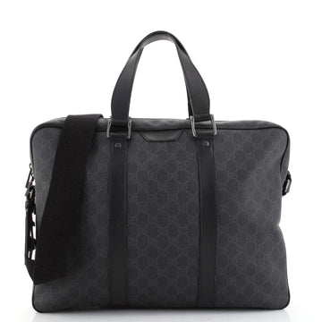 Gucci Convertible Briefcase GG Coated Canvas Medium