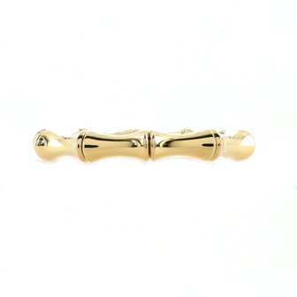 Gucci Bamboo Spring Bangle Bracelet 18K Yellow Gold Large