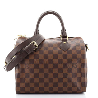 Louis Vuitton Speedy Bandouliere Bag Damier 25