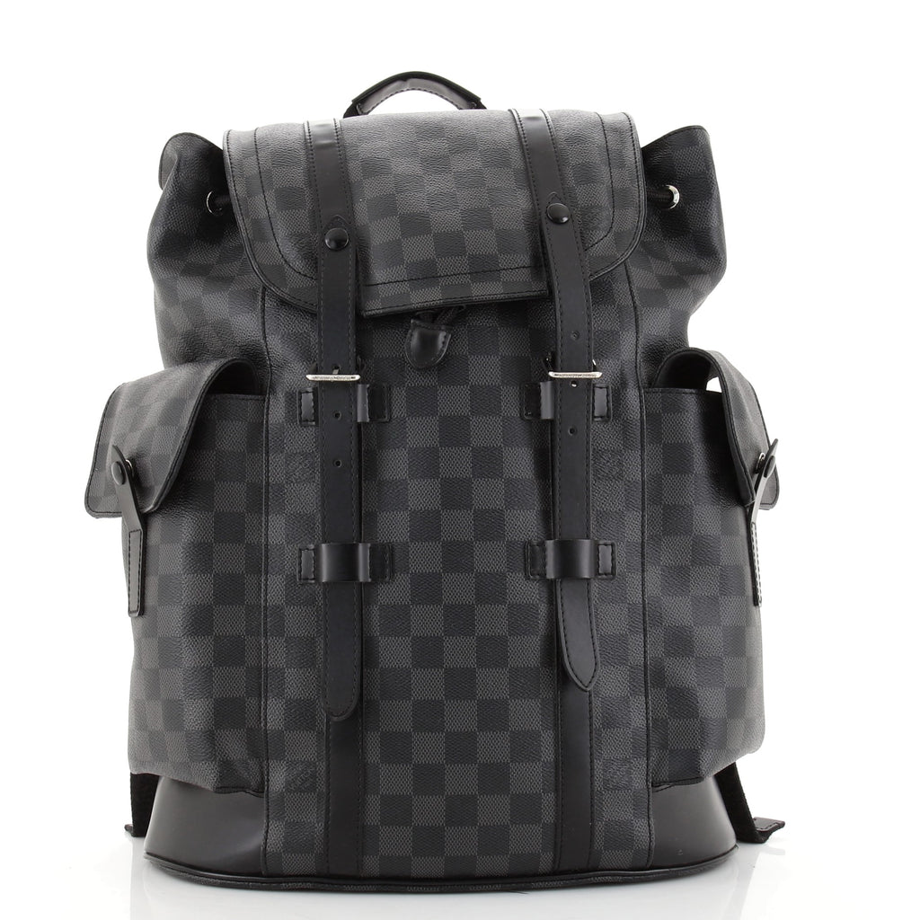 Shop Louis Vuitton DAMIER GRAPHITE Backpacks (M77692) by Milanoo