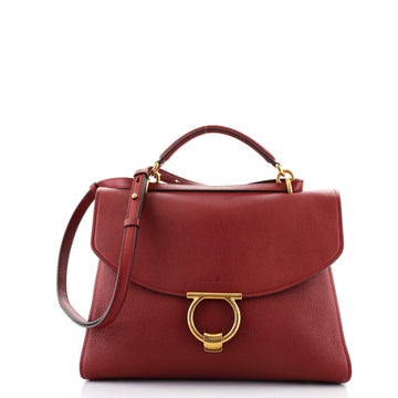 Salvatore Ferragamo Margot Satchel Leather Large