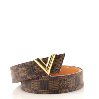 Louis Vuitton Essential V Belt Damier Medium