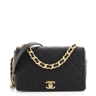 Chanel Fashion Therapy Full Flap Bag Quilted Caviar Medium