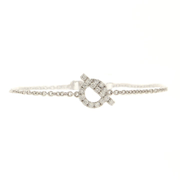 Hermes Finesse Bracelet 18K White Gold and Diamonds