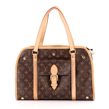Louis Vuitton Baxter Dog Carrier Monogram Canvas GM