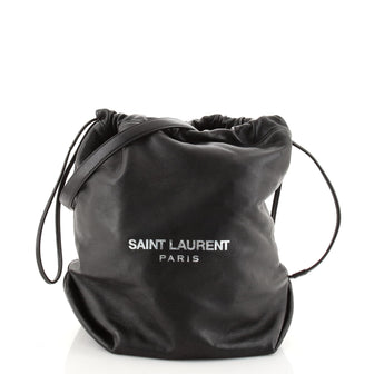 Saint Laurent Teddy Bucket Bag Leather Large