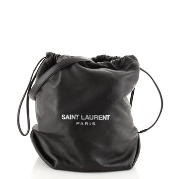Saint Laurent Teddy Bucket Bag Leather Large