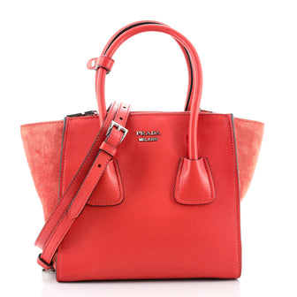 Prada Twin Pocket Tote City Calfskin Mini