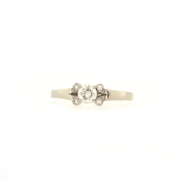 Cartier Ballerine Ring Platinum with RBC Diamond E/VVS2 0.32-0.35CT
