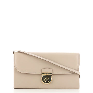 Salvatore Ferragamo Fiamma Shoulder Bag Leather Small