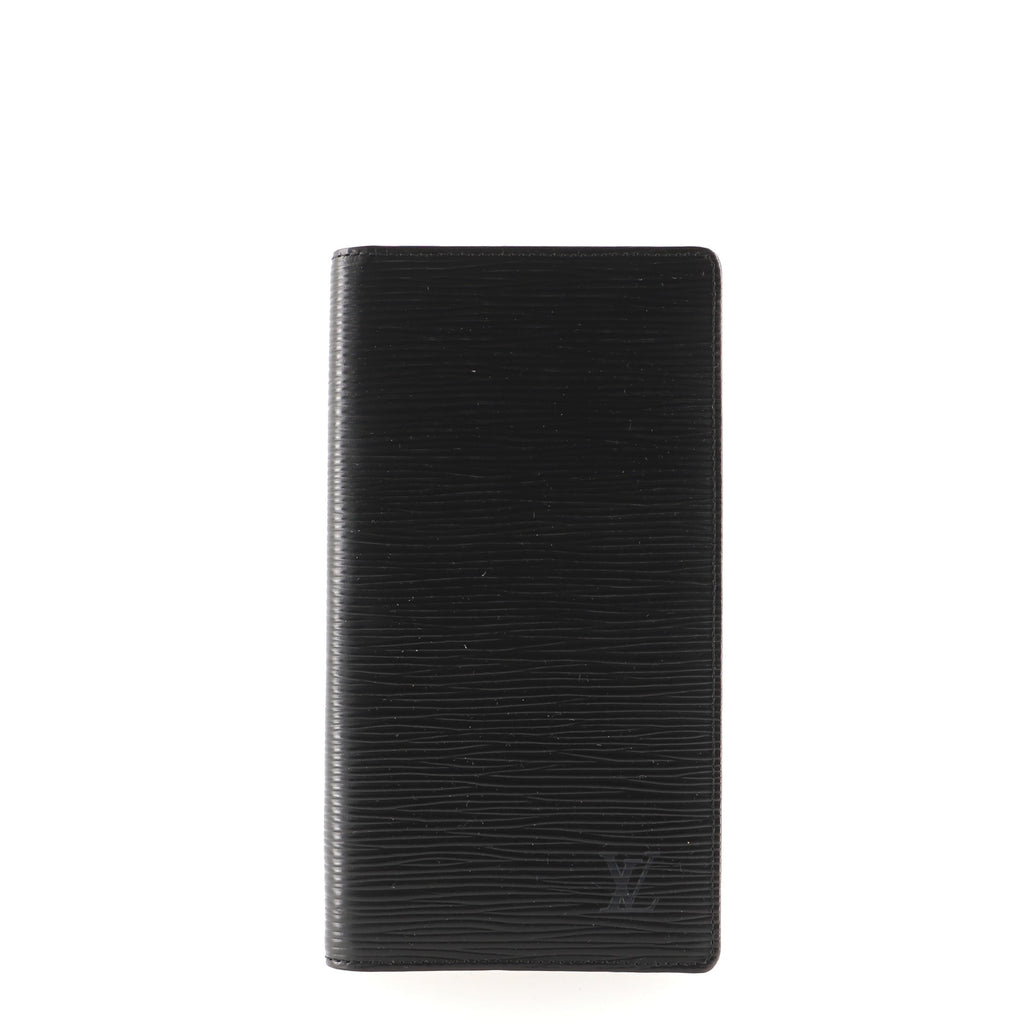 Louis Vuitton Black Epi Leather Mens Wallet Authentic
