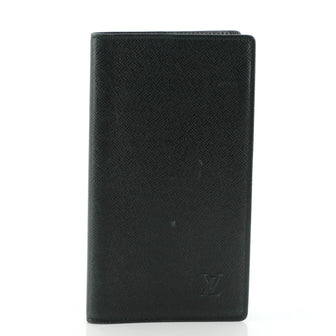 Louis Vuitton Checkbook Cover Taiga Leather