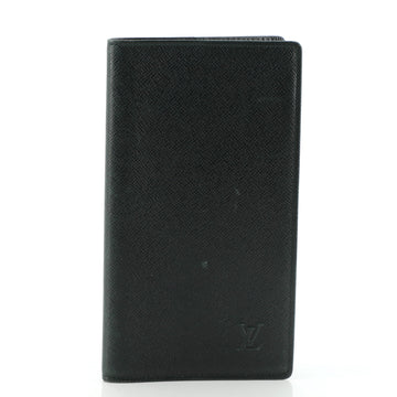 Louis Vuitton Checkbook Cover Taiga Leather