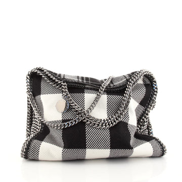 Stella McCartney Falabella Fold Over Bag Gingham Wool