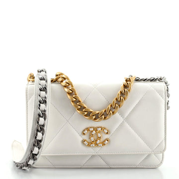 Chanel 19 Wallet on Chain Quilted Lambskin