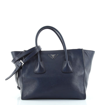 Prada Twin Pocket Tote Glace Calf Medium