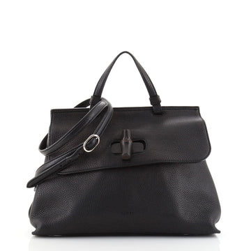 Gucci Bamboo Daily Top Handle Bag Leather Medium