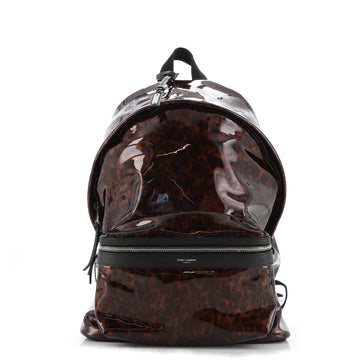 Saint Laurent City Backpack Printed Patent Medium