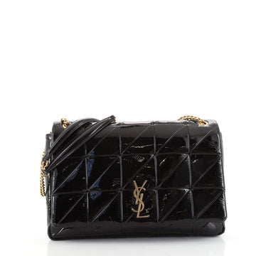 Saint Laurent Jamie Flap Bag Quilted Patent Large