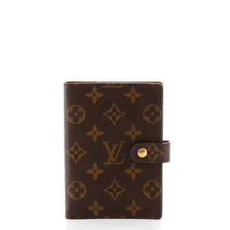 Louis Vuitton Ring Agenda Cover Monogram Canvas PM