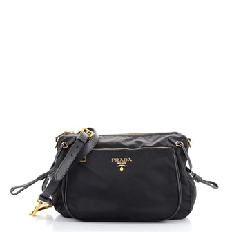 Prada Front Pocket Messenger Bag Tessuto