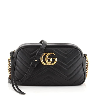 Gucci GG Marmont Shoulder Bag Matelasse Leather Small
