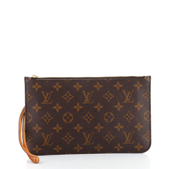 Louis Vuitton Neverfull Pochette Monogram Canvas Large