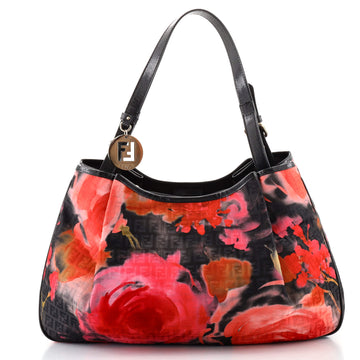 Fendi Forever Bag Printed Zucchino Canvas