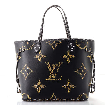 Louis Vuitton Neverfull NM Tote Limited Edition Jungle Monogram Giant MM