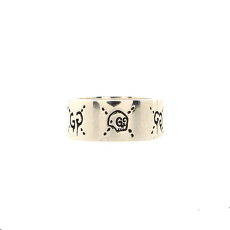 Gucci Ghost Skull Ring Sterling Silver