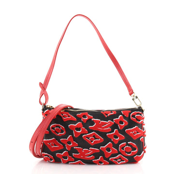 Louis Vuitton Pochette Accessoires NM Limited Edition Urs Fischer Tufted Monogram Canvas