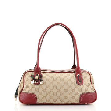 Gucci Princy Boston Bag GG Canvas Small