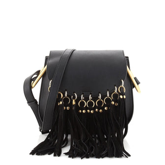 Chloe Fringe Hudson Bag Leather Small