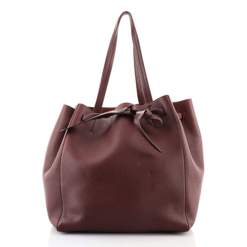 Celine Phantom Tie Cabas Tote Leather Small