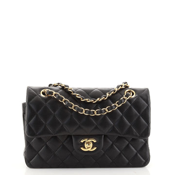 Chanel Classic Double Flap Bag Quilted Lambskin Small