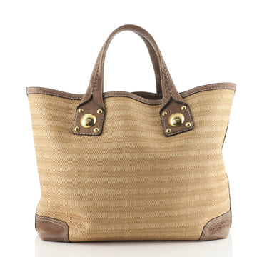 Gucci Sunset Tote Raffia Medium
