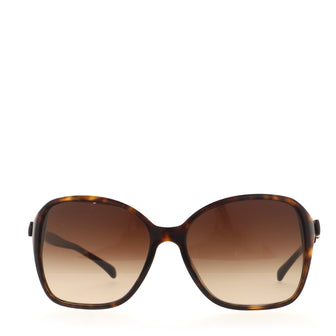 Chanel Ribbon Oversized Sunglasses Acetate
