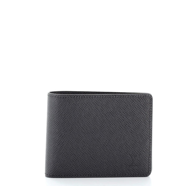 Louis Vuitton Slender Wallet Taiga Black in Taiga Leather - US