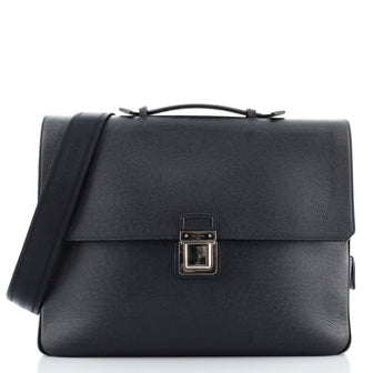 Louis Vuitton Vassili Handbag Taiga Leather PM