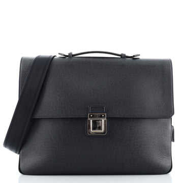 Louis Vuitton Vassili Handbag Taiga Leather PM