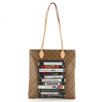 Louis Vuitton Carry It Tote Limited Edition Video Tape Reverse Monogram Canvas