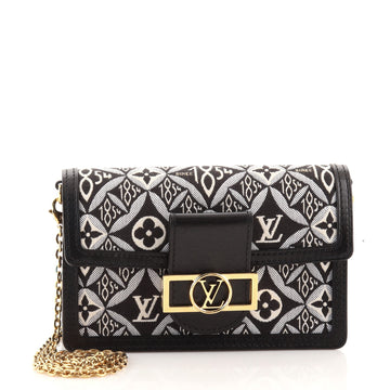 Louis Vuitton Dauphine Chain Wallet Limited Edition Since 1854 Monogram Jacquard