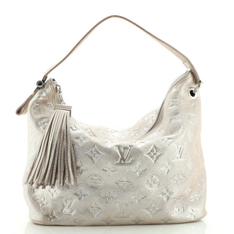 Louis Vuitton Halo Handbag Limited Edition Shimmer Monogram Embossed Leather